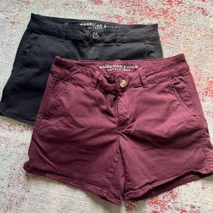 Set of 2 American Eagle Midi Super Stretch Shorts